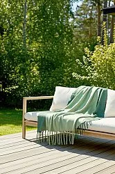 Gyapjúkeverék pléd - Carol (piros)