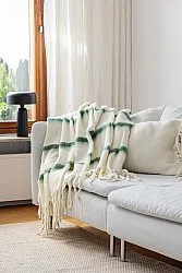 Gyapjúkeverék pléd - Miranda (piros)