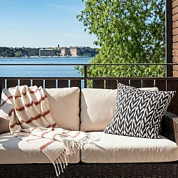 Gyapjúkeverék pléd - Miranda (rózsaszín)