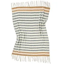 Gyapjúkeverék pléd - Monica (sárga)