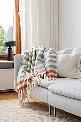 Gyapjúkeverék pléd - Monica (rózsaszín)