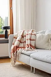 Gyapjúkeverék pléd - Rachel (rózsaszín)