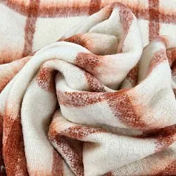 Gyapjúkeverék pléd - Rachel (rózsaszín)