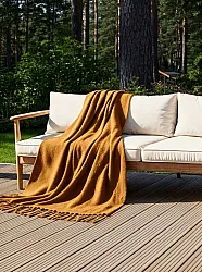 Gyapjúkeverék pléd - Samantha (sárga)