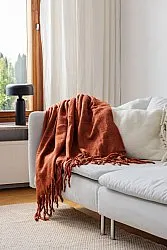 Gyapjúkeverék pléd - Samantha (réz)