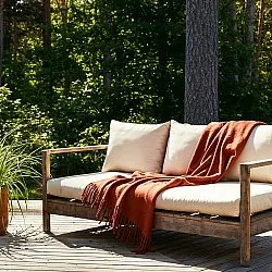 Gyapjúkeverék pléd - Samantha (réz)