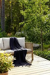 Gyapjúkeverék pléd - Samantha (fekete)