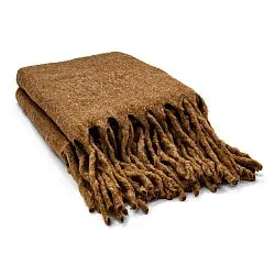 Takarók - Gyapjúkeverék pléd - Samantha (barna)