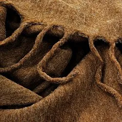 Takarók - Gyapjúkeverék pléd - Samantha (barna)