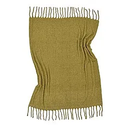 Takarók - Gyapjúkeverék pléd - Samantha (olíva zöld)