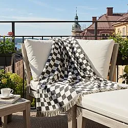 Takarók - Wallace Tapestry Blanket (fekete/fehér)