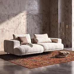 Lapos szövésű szőnyeg - Anzali (piros)