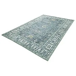 Lapos szövésű szőnyeg - Benaluna (kék/zöld)