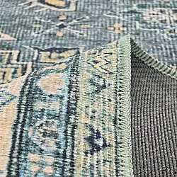 Lapos szövésű szőnyeg - Benaluna (kék/zöld)