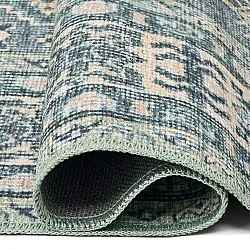 Lapos szövésű szőnyeg - Benaluna (kék/zöld)