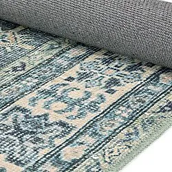 Lapos szövésű szőnyeg - Benaluna (kék/zöld)