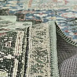 Lapos szövésű szőnyeg - Birjand (zöld)