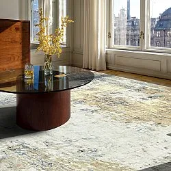 Lapos szövésű szőnyeg - Comino (szürke/multi)