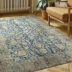 Lapos szövésű szőnyeg - Delvar (kék)