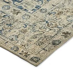 Lapos szövésű szőnyeg - Delvar (kék)