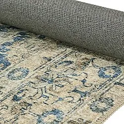 Lapos szövésű szőnyeg - Delvar (kék)