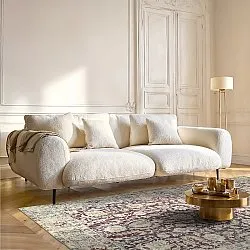 Lapos szövésű szőnyeg - Delvar (piros)