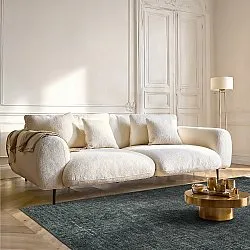 Lapos szövésű szőnyeg - Elarion (fekete)