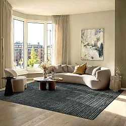 Lapos szövésű szőnyeg - Elarion (fekete)