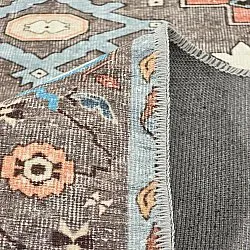 Lapos szövésű szőnyeg - Kordava (szürke/piros)