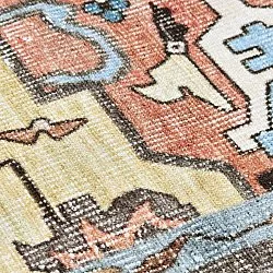 Lapos szövésű szőnyeg - Kordava (szürke/piros)