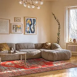 Lapos szövésű szőnyeg - Madevan (piros)