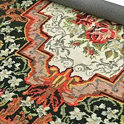 Lapos szövésű szőnyeg - Masarida (fekete/multi)