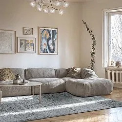 Lapos szövésű szőnyeg - Myrina (szürke)