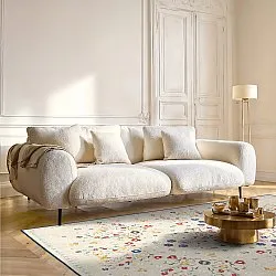 Lapos szövésű szőnyeg - Nabilar (krém)