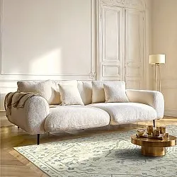 Lapos szövésű szőnyeg - Nahla (krém)