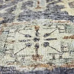 Lapos szövésű szőnyeg - Noura (sötétkék)