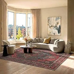 Lapos szövésű szőnyeg - Velamir (piros)