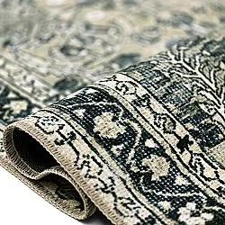 Lapos szövésű szőnyeg - Yasirah (kék/zöld)