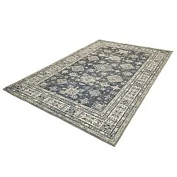 Lapos szövésű szőnyeg - Zuleina (sötétszürke)