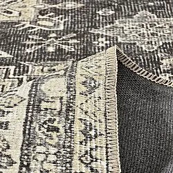 Lapos szövésű szőnyeg - Zuleina (sötétszürke)