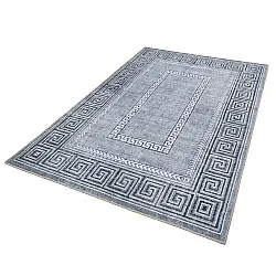 Lapos szövésű szőnyeg - Ankara Versace (szürke)