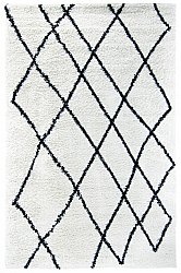 Shaggy szőnyeg - Tavola (fekete/fehér)