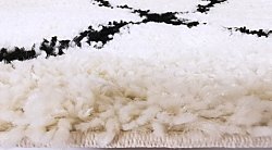 Shaggy szőnyeg - Tavola (fekete/fehér)