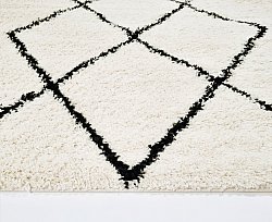 Shaggy szőnyeg - Marsa (fekete/fehér)
