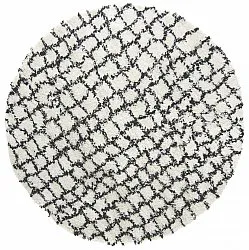 Kerek szőnyegek - Taverna (fekete/fehér)