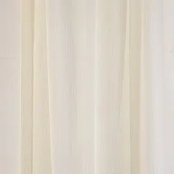 Függönyök - Lenutánzatú függöny Andrada (bézs)
