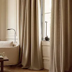 Függönyök - Vászonfüggöny Melania (barna)