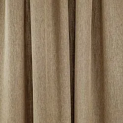 Függönyök - Vászonfüggöny Melania (barna)