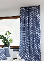 Függönyök - Pamutfüggöny Sari (kék)