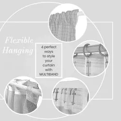 Függönyök - Sötétítő függöny Octavia (sötét szürke)